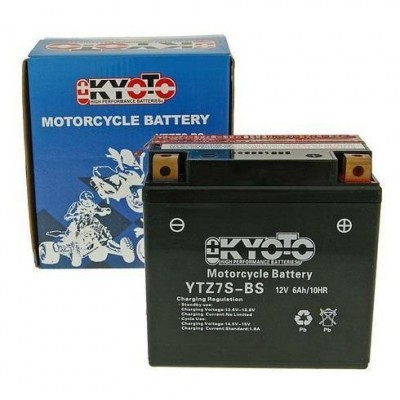 Baterie KYOTO 12V 6Ah YTZ7S-BS (dodáváno s kyselinovou náplní)